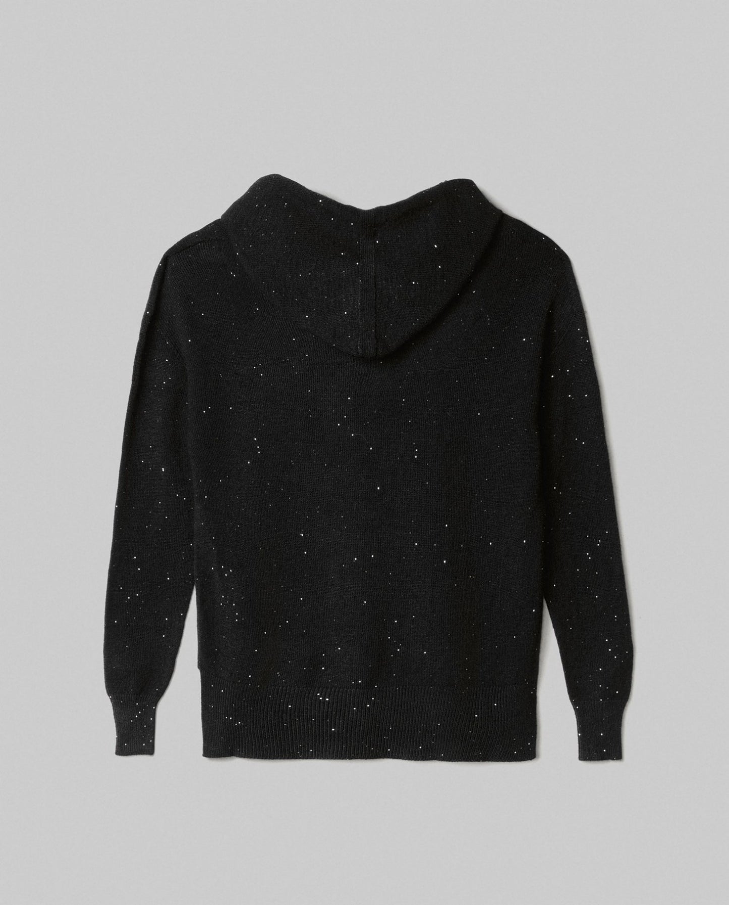 Maglia Cappuccio Con Paillettes