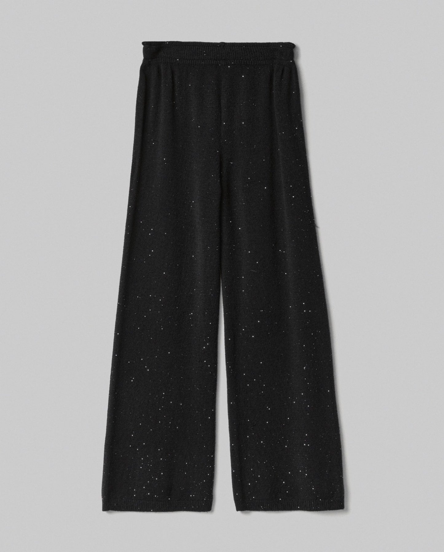 Pantalone dritto in maglia