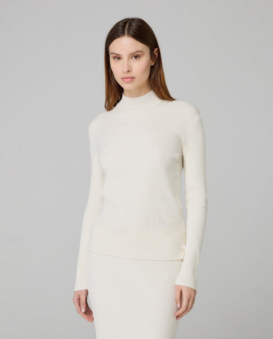 Maglia Lupetto In Costina