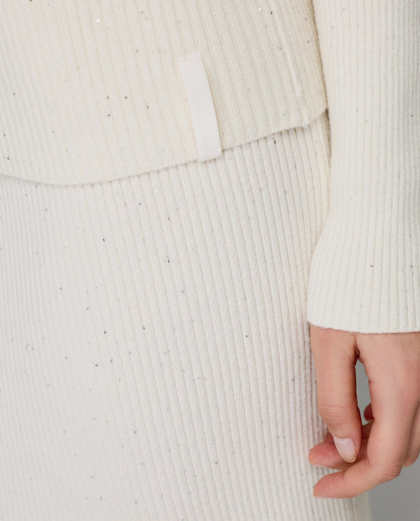 Maglia Lupetto In Costina