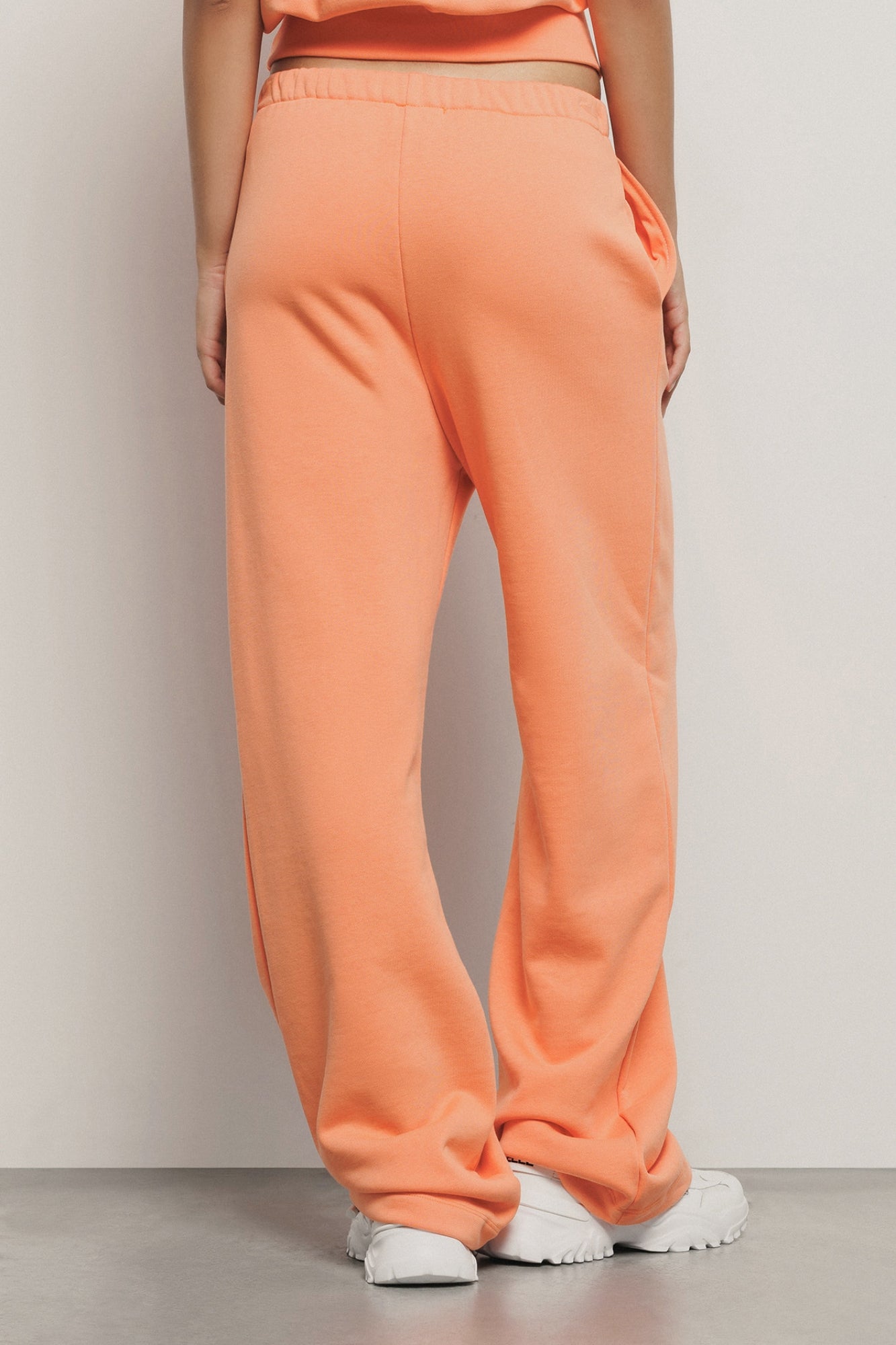 Pantalone palazzo in felpa