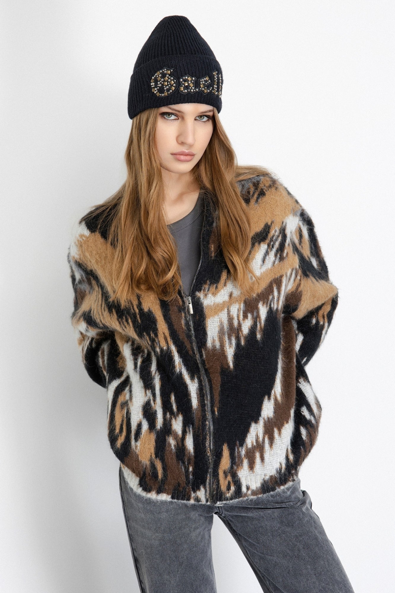 Bomber In Maglieria All Zip