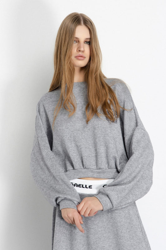 Felpa Paricollo In Maglia Con Personalizzazione Lato Cuore