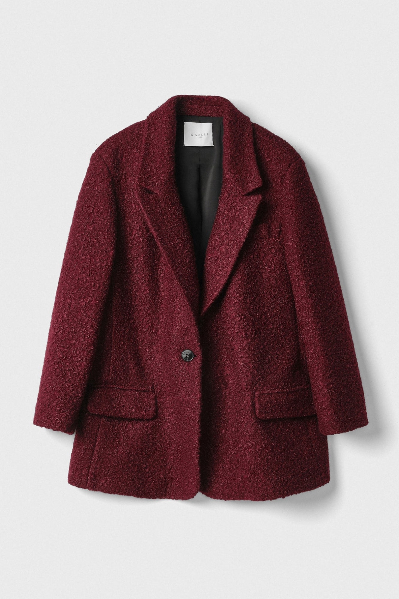 Giaccone Monopetto Con Spalla Over