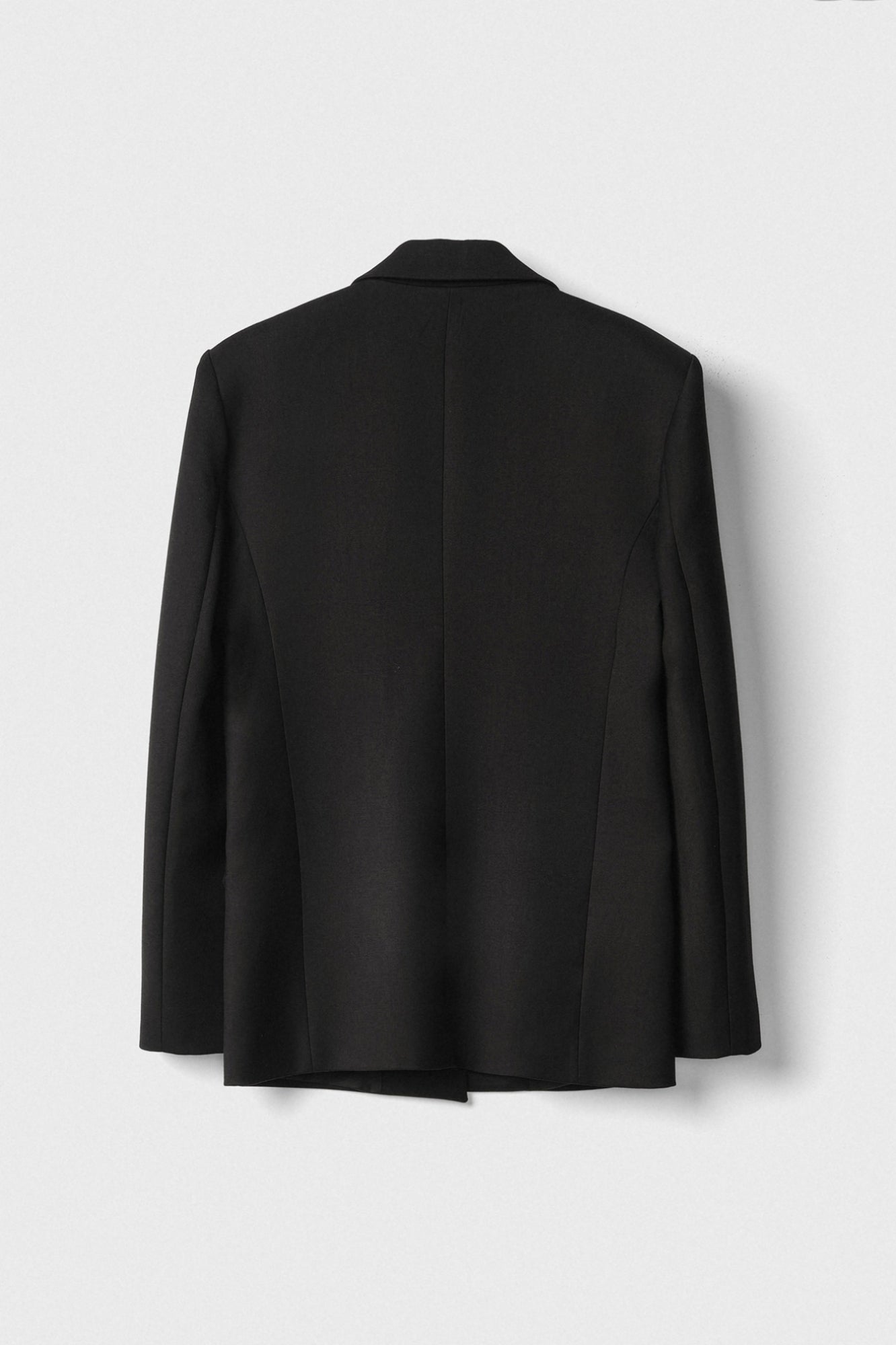 Giacca Monopetto Regular In Twill Con Morsetti