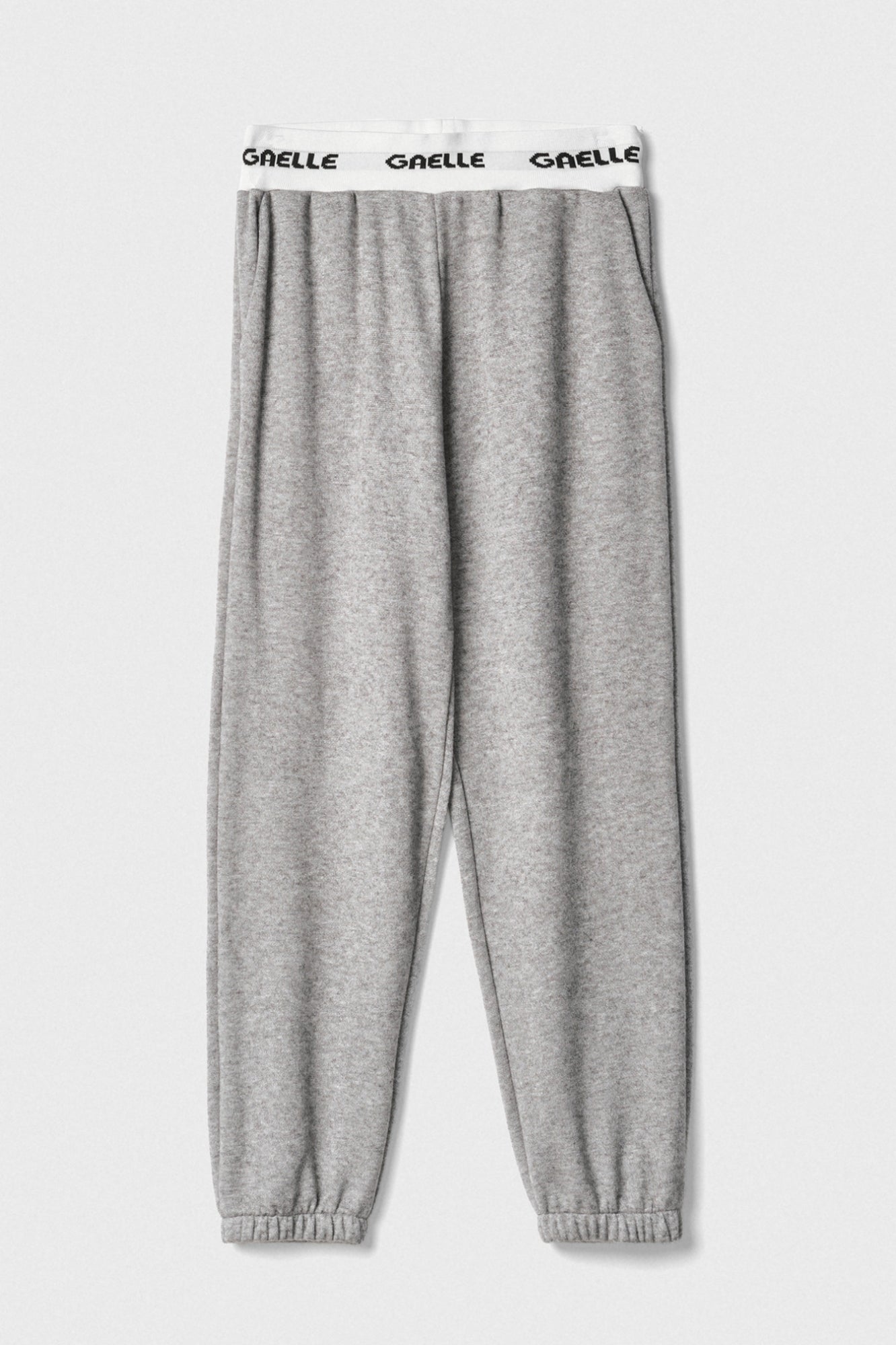 Pantalone In Maglia Con Smacchinato In Vita