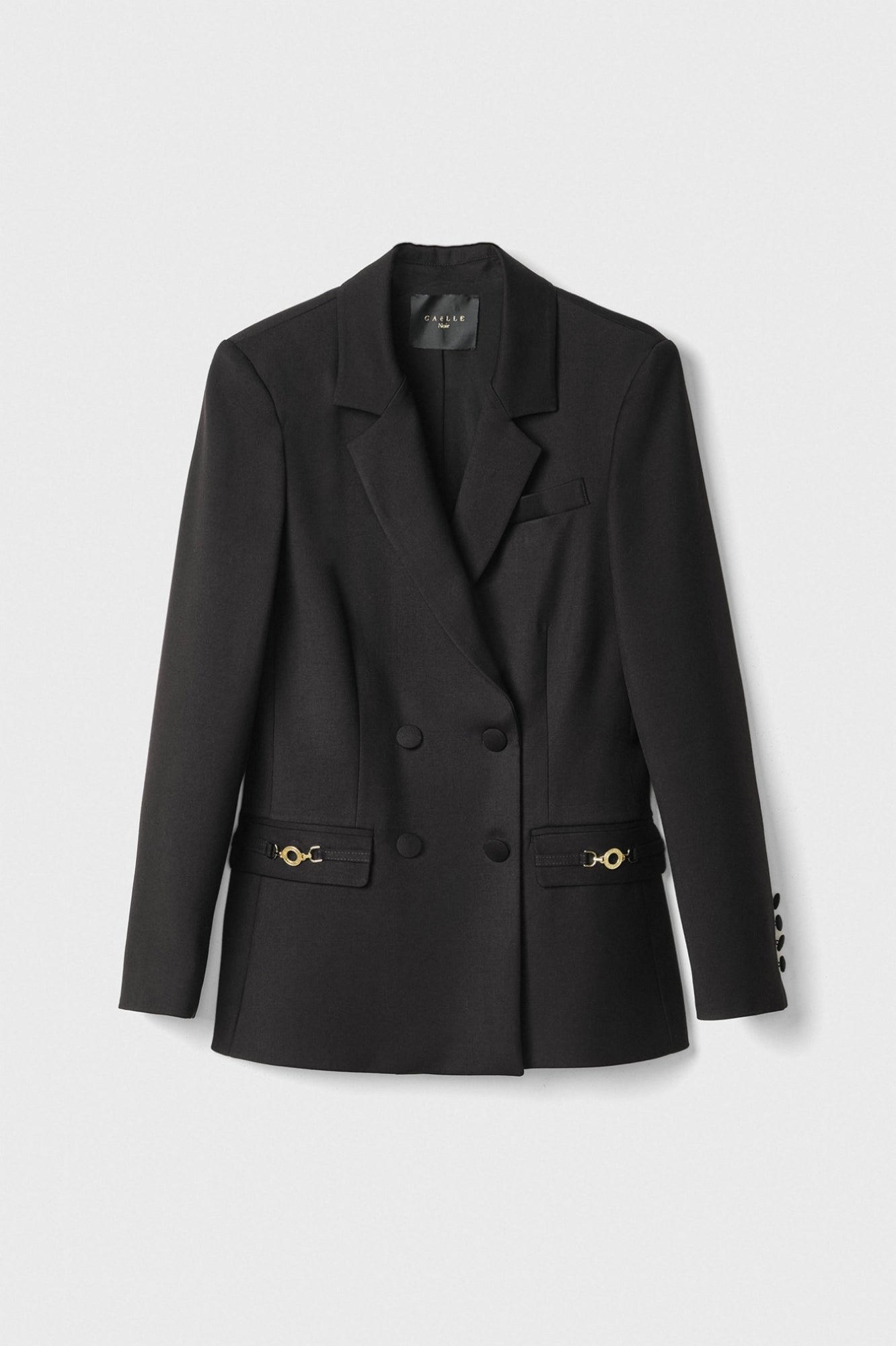 Giacca Doppiopetto Fittata In Frescolana