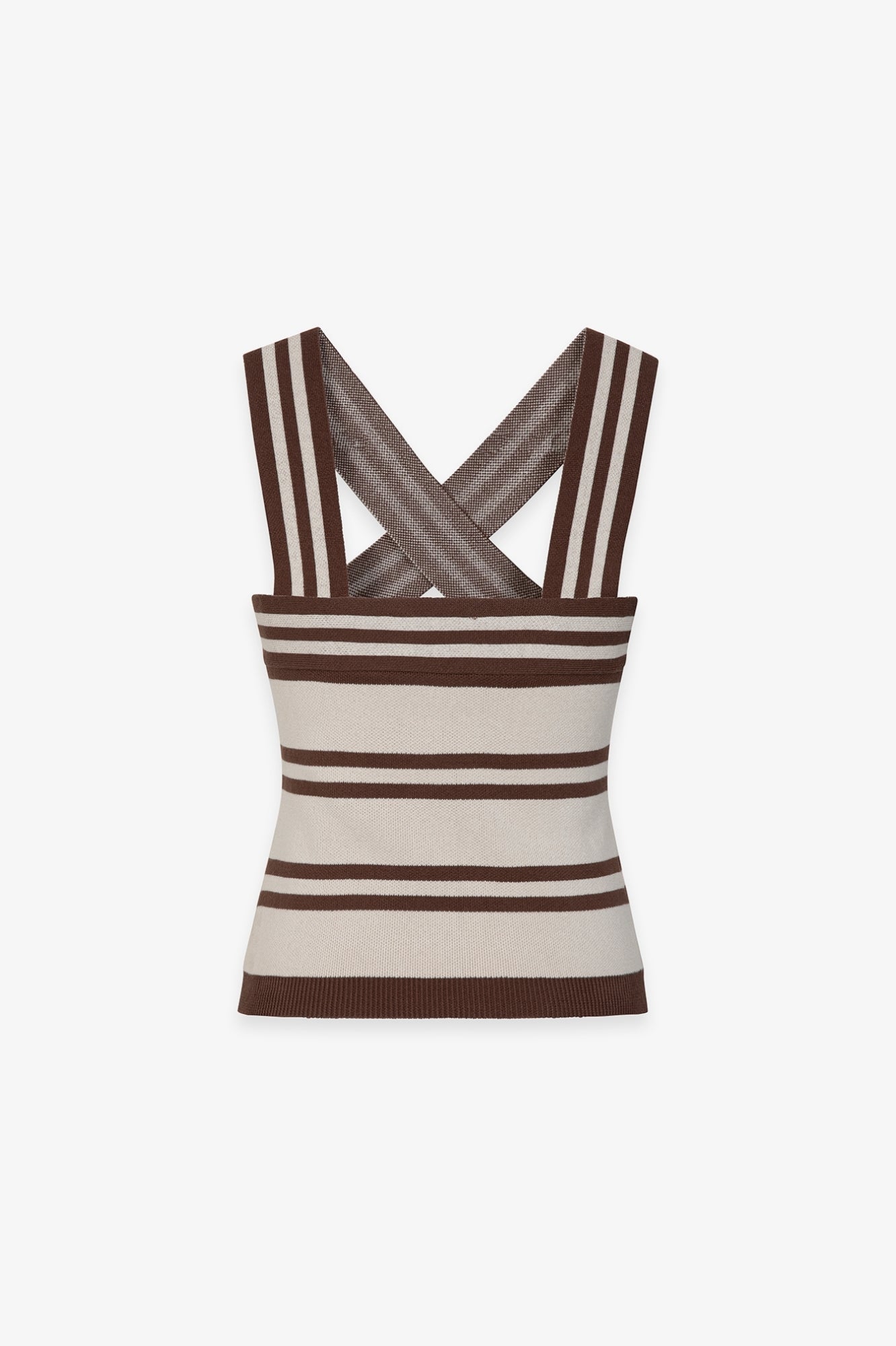 Top in maglia a righe