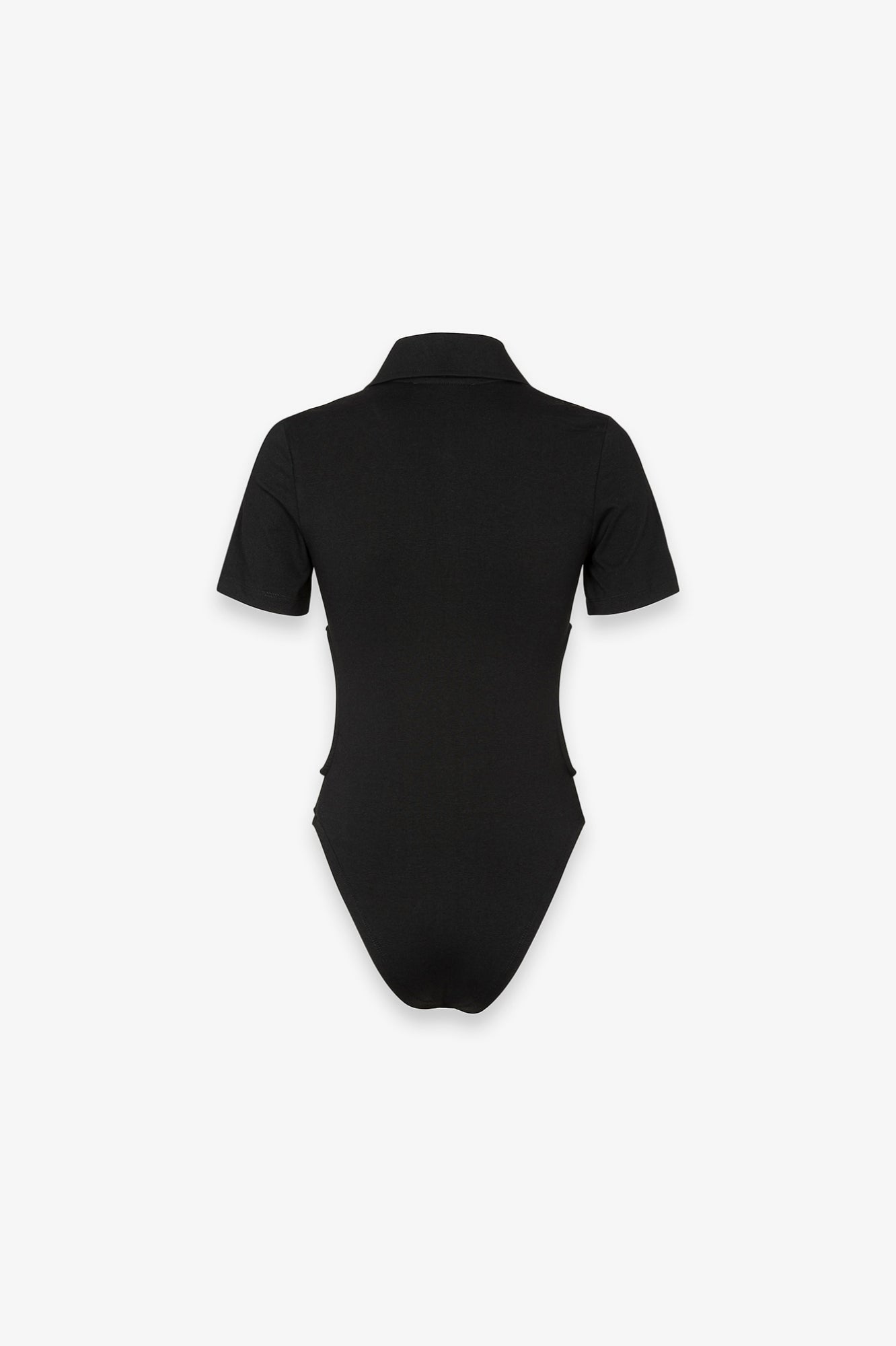 Body con collo e abbottonatura polo