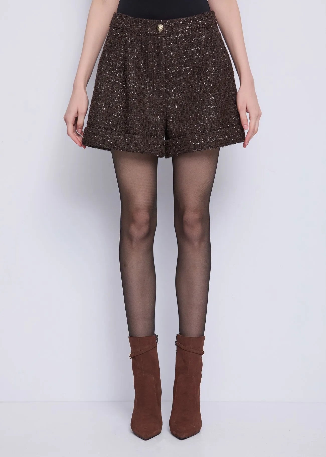 Shorts con pailletes