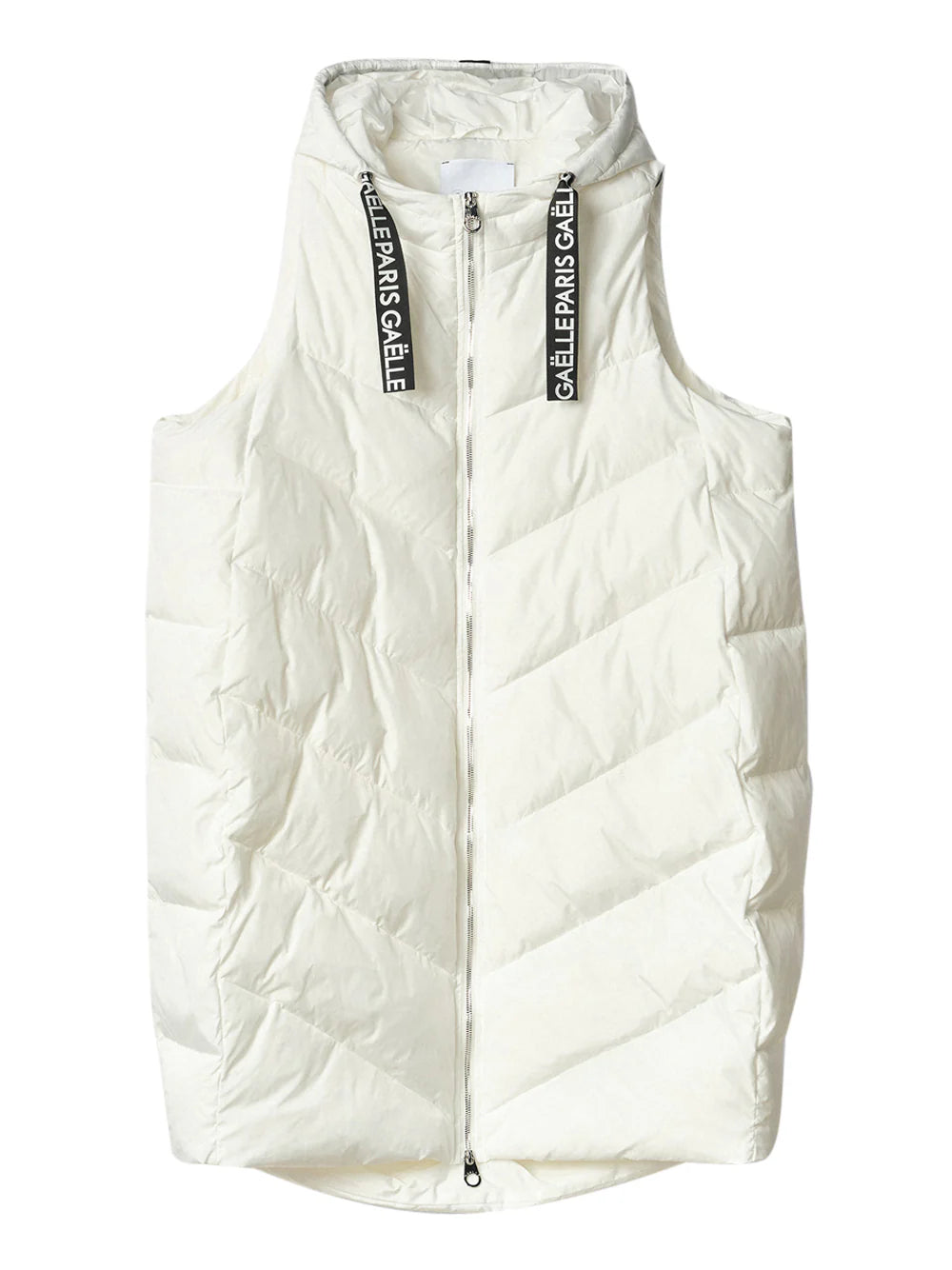 Piumino lungo smanicato