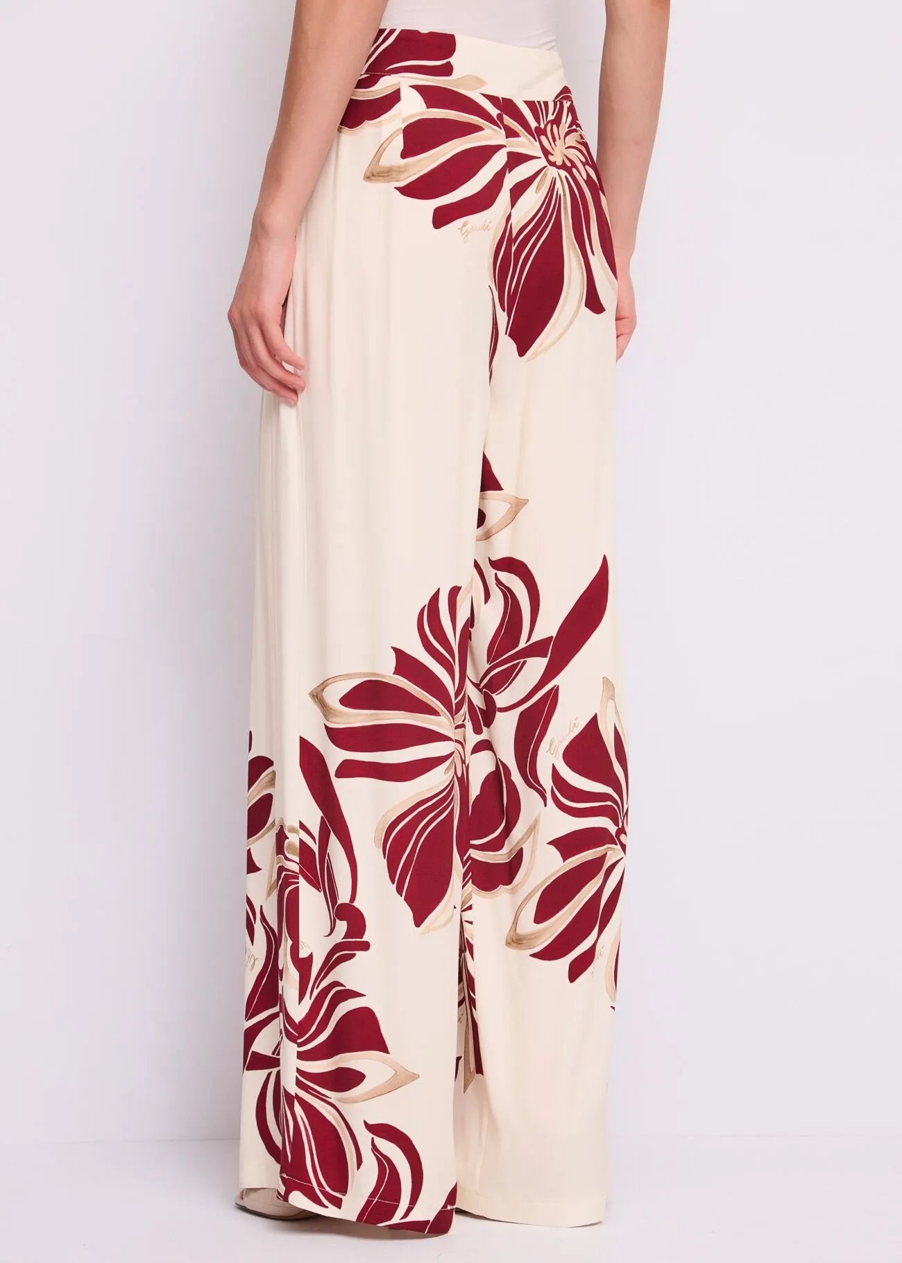 Pantalone palazzo in fantasia