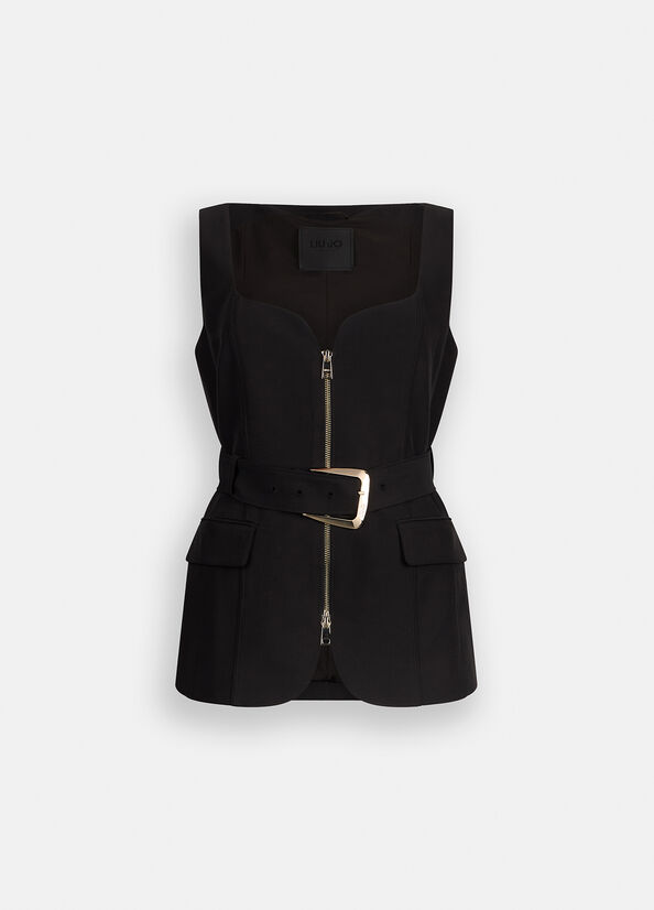 Gilet con zip