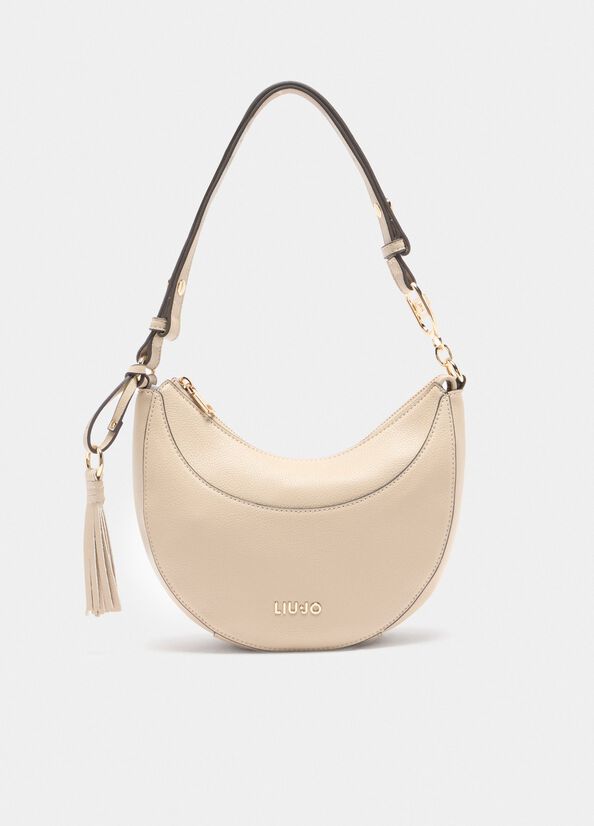 Borsa a spalla media con charms