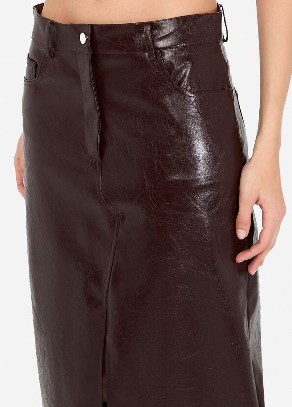 Gonna cinque tasche glossy