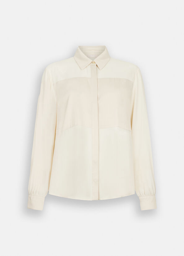 Camicia in crêpe de chine