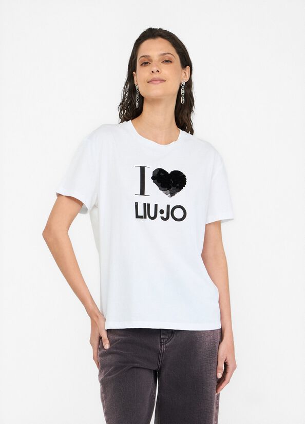 T-shirt con applicazioni