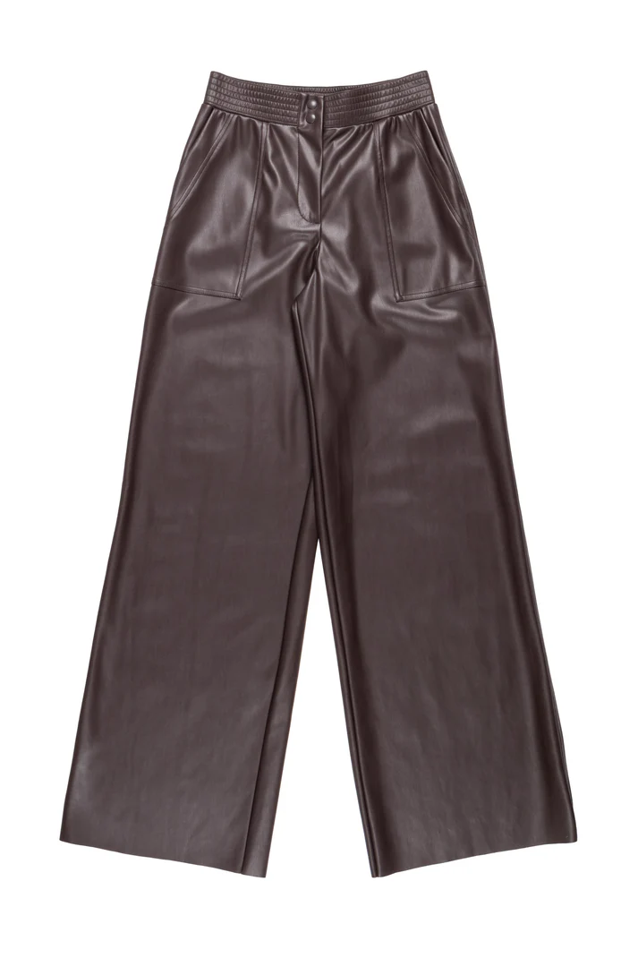 Pantalone in ecopelle