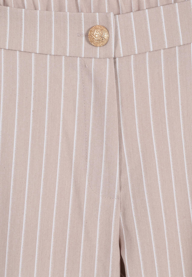 Pantalone dritto gessato