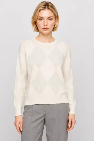 MAGLIA CON ROMBI