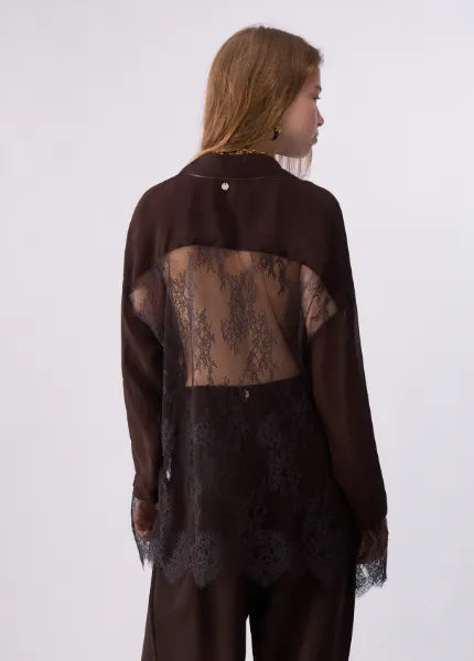 CAMICIA CON PIZZO
