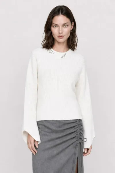 MAGLIA CON STRASS