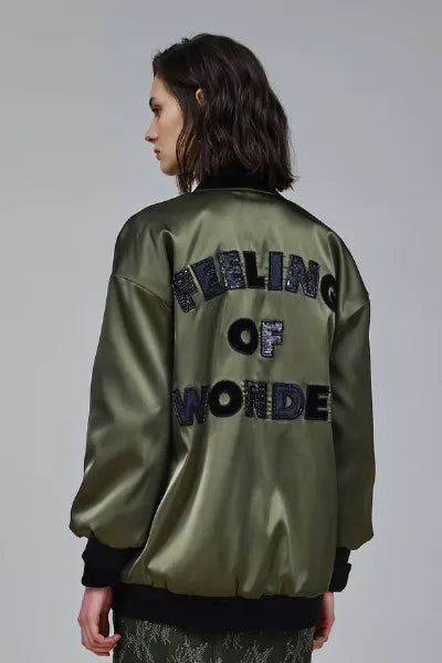 BOMBER CON STRASS
