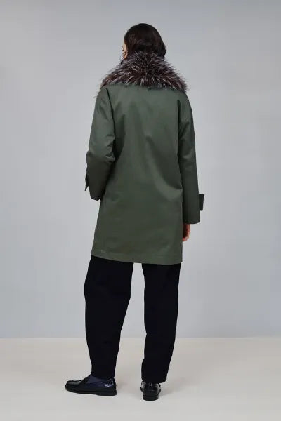 PARKA CON ECOPELLICCIA