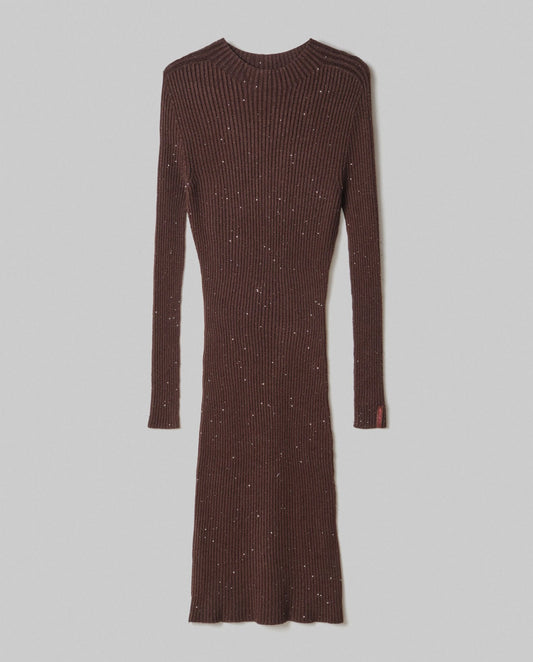 Abito lupetto a costine