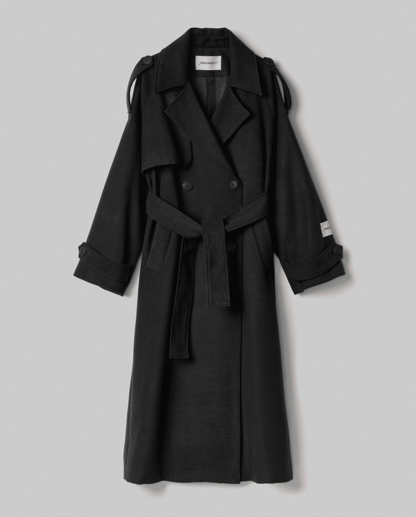 Cappotto over con cintura