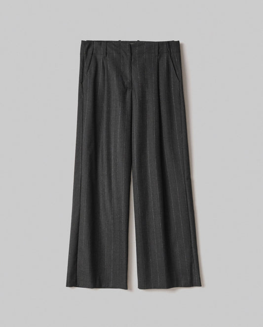 Pantalone Dritto Gessato