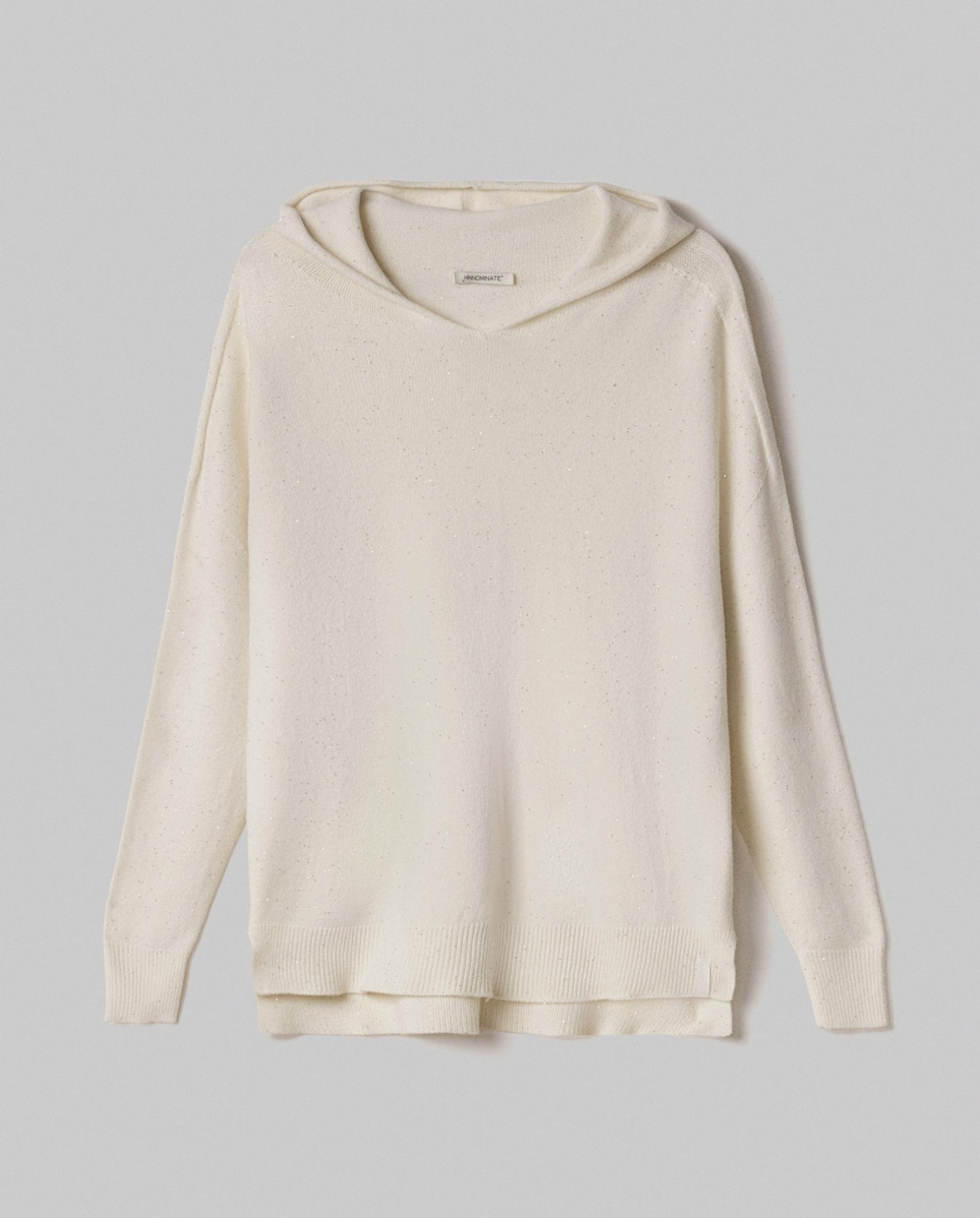 Maglia Cappuccio Con Paillettes