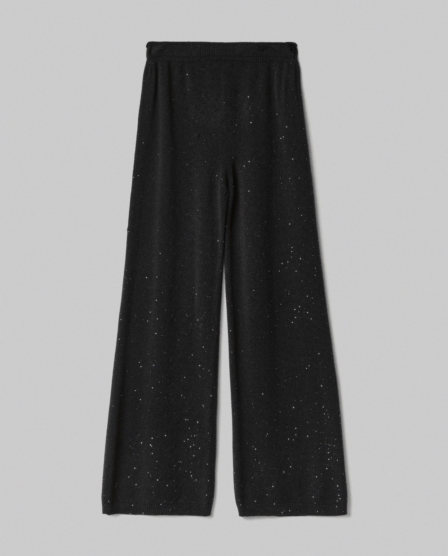 Pantalone dritto in maglia