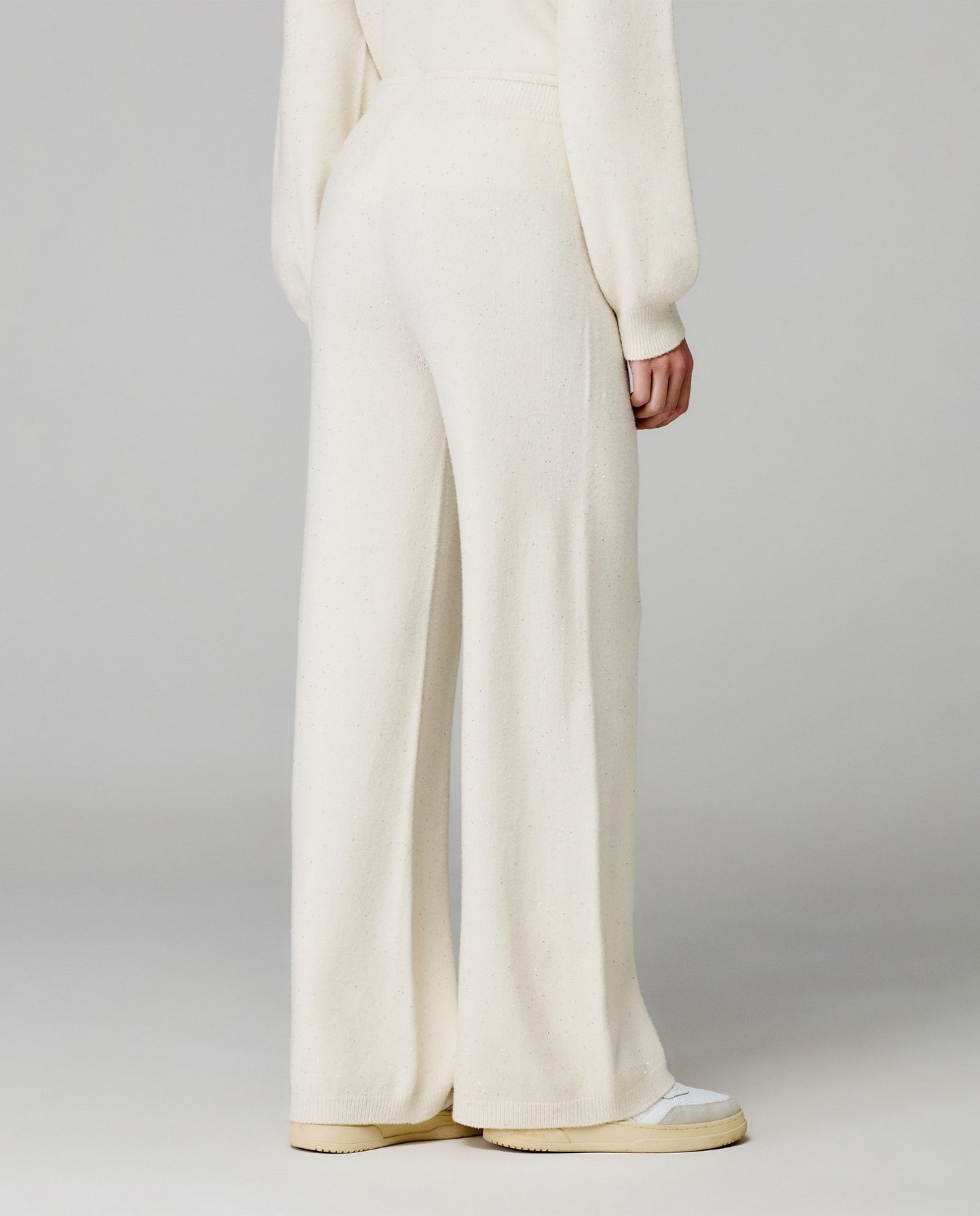 Pantalone dritto in maglia