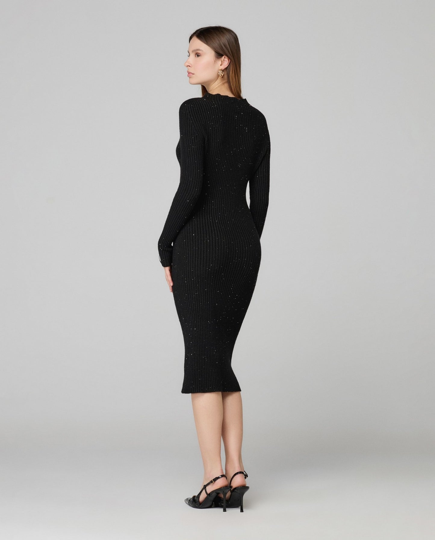 Abito lupetto a costine