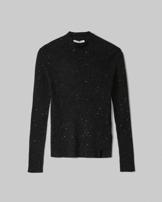 Maglia Lupetto In Costina