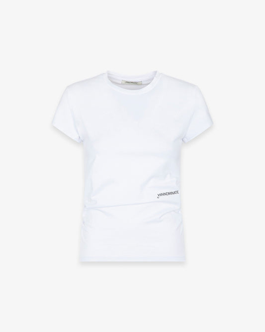 T-shirt con arricciature sui fianchi