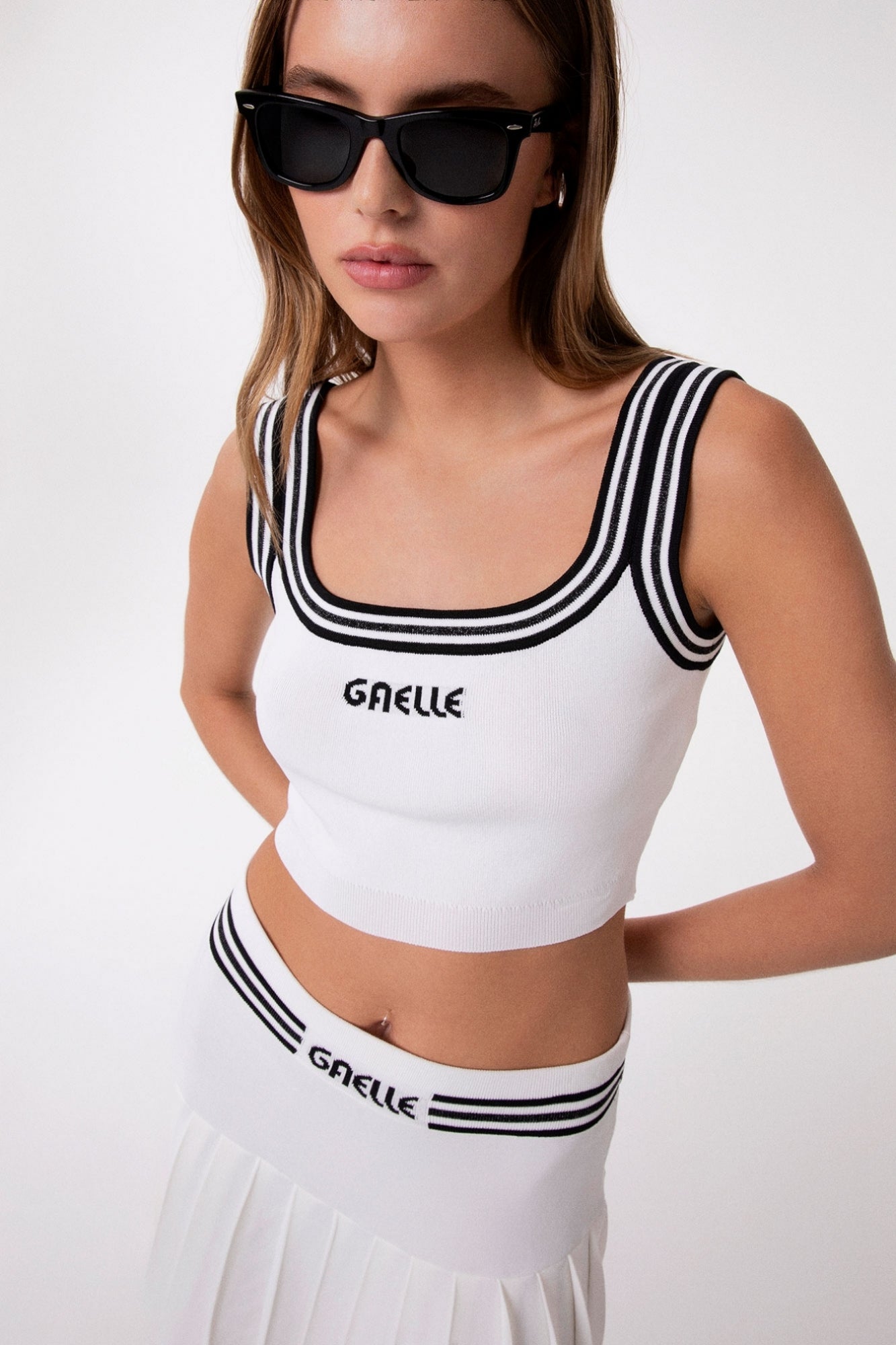 Crop top in maglia