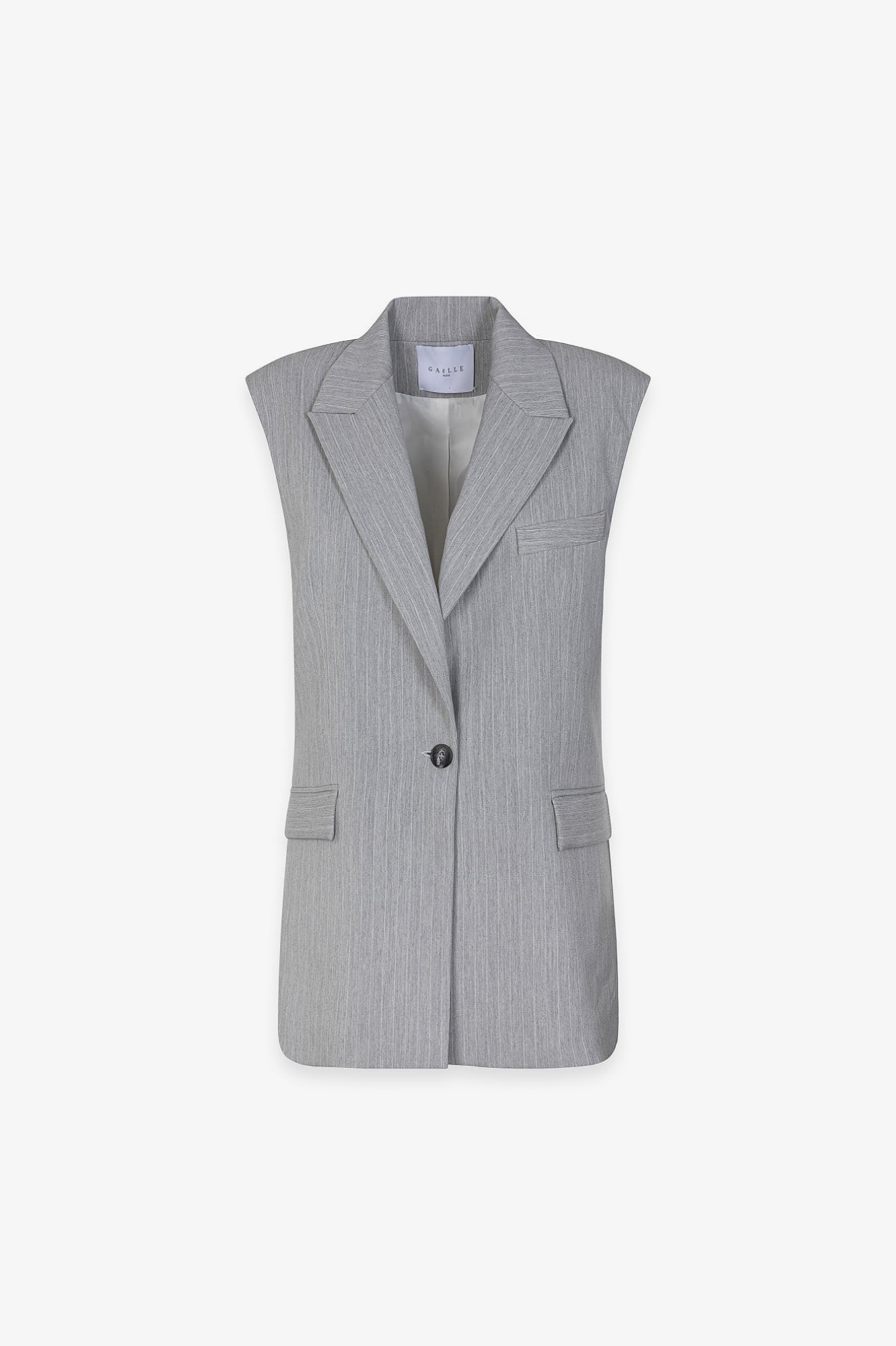 Gilet monopetto over