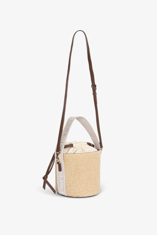 Mini bucket con manico jacquard