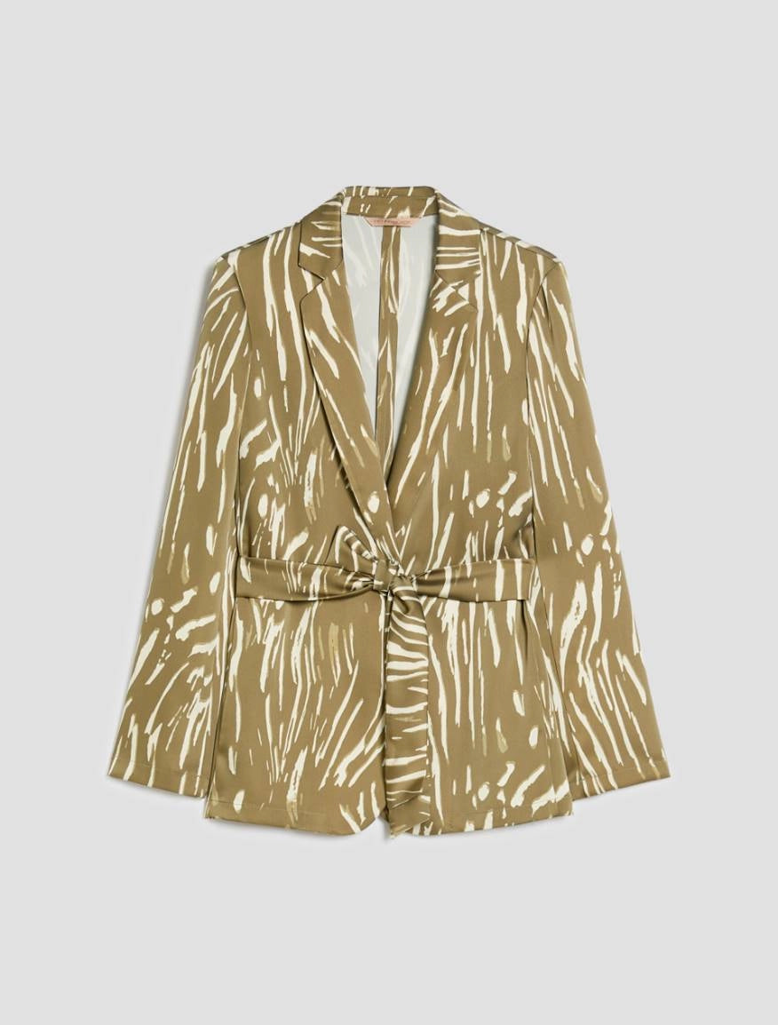 Blazer in doppio raso