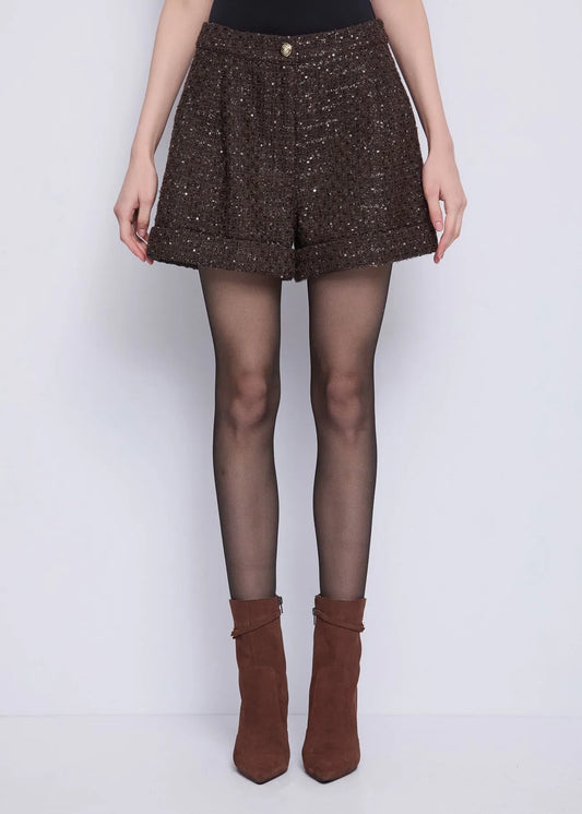 Shorts con pailletes