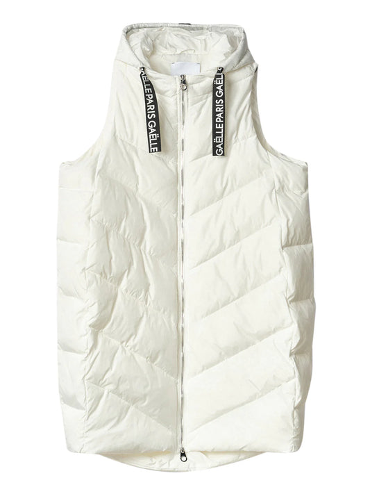 Piumino lungo smanicato