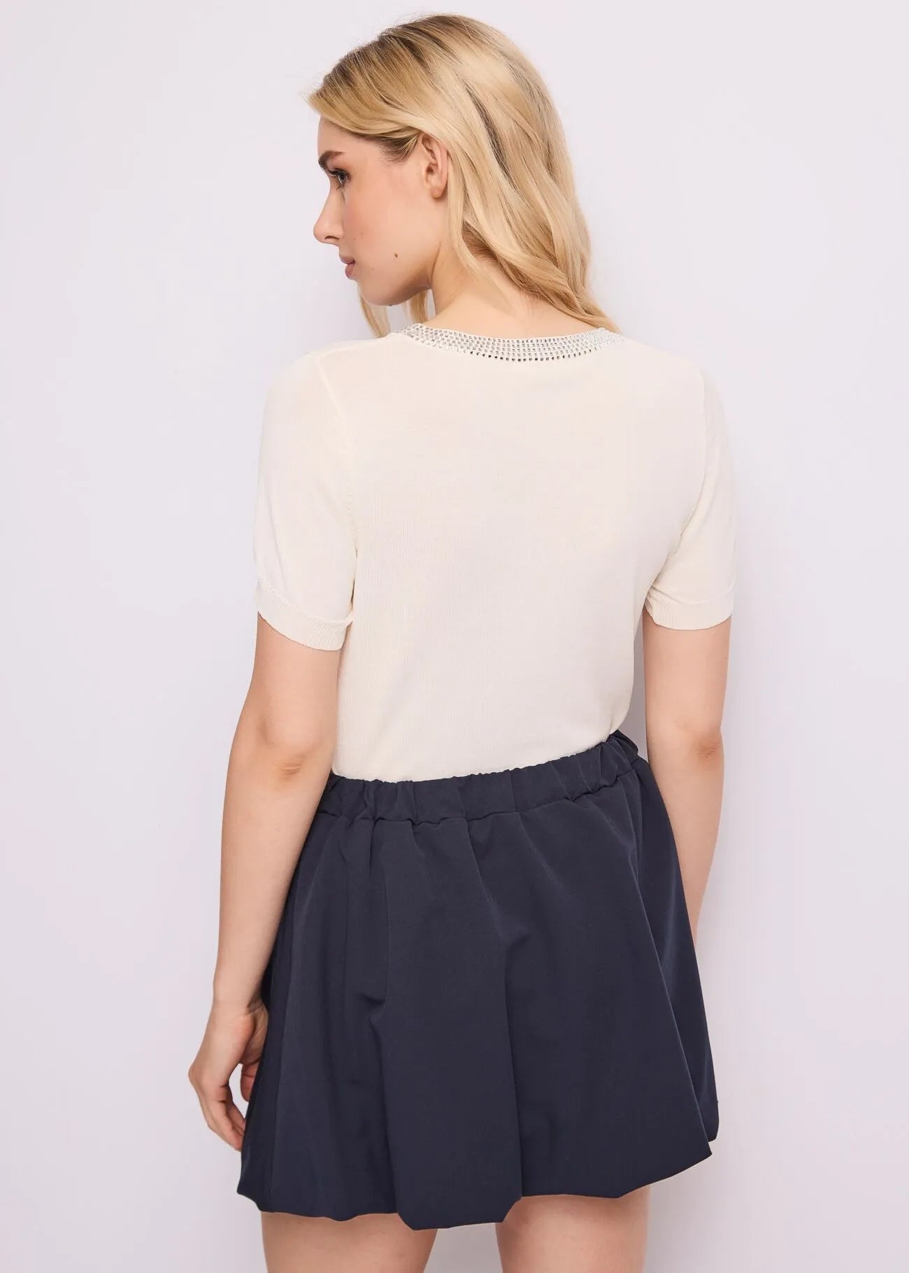 Maglia girocollo in filo