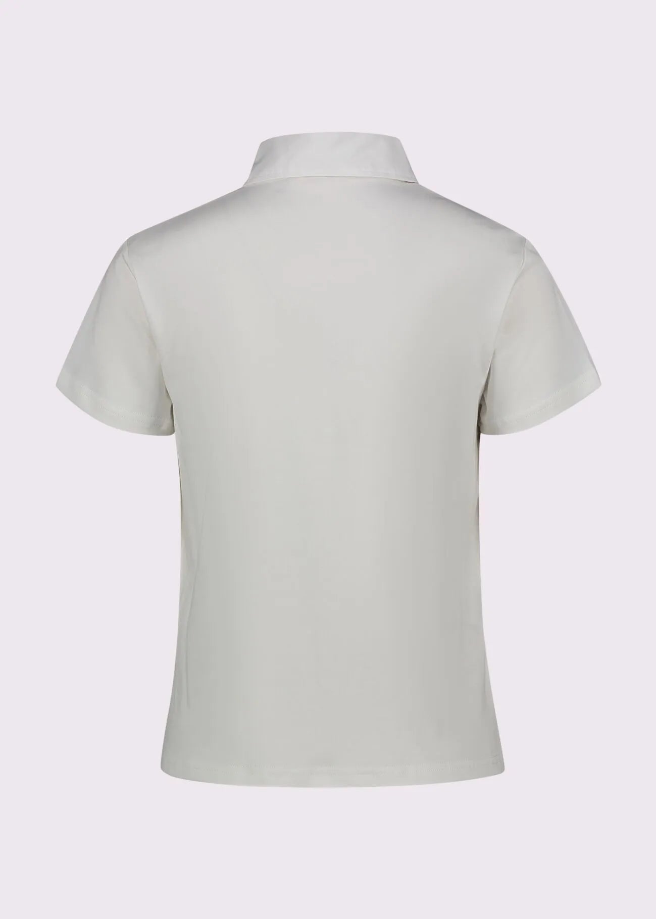 Polo bianca da donna in jersey