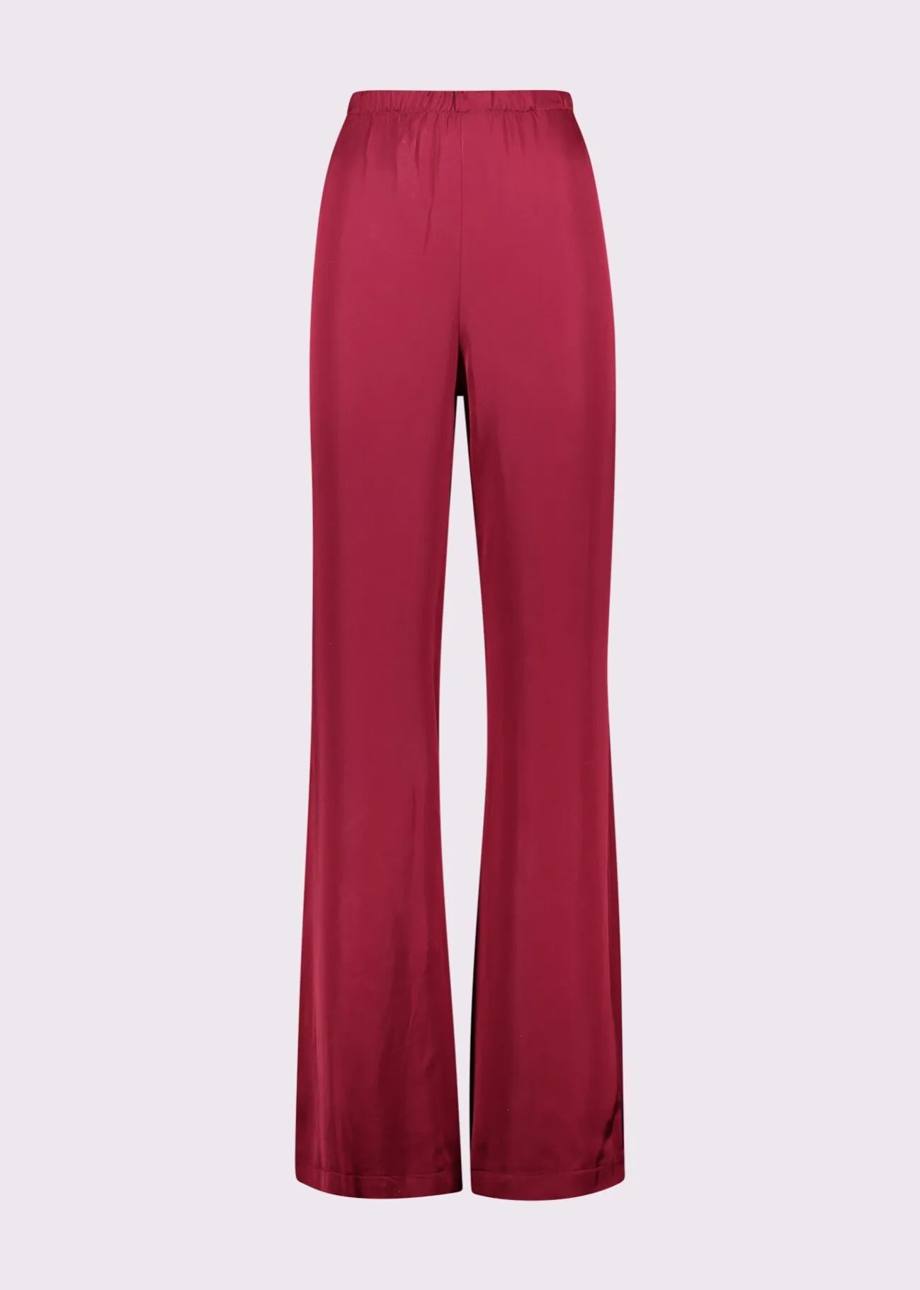 Pantaloni in raso di viscosa