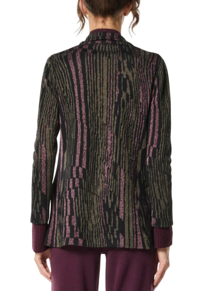 Giacca in maglia lame