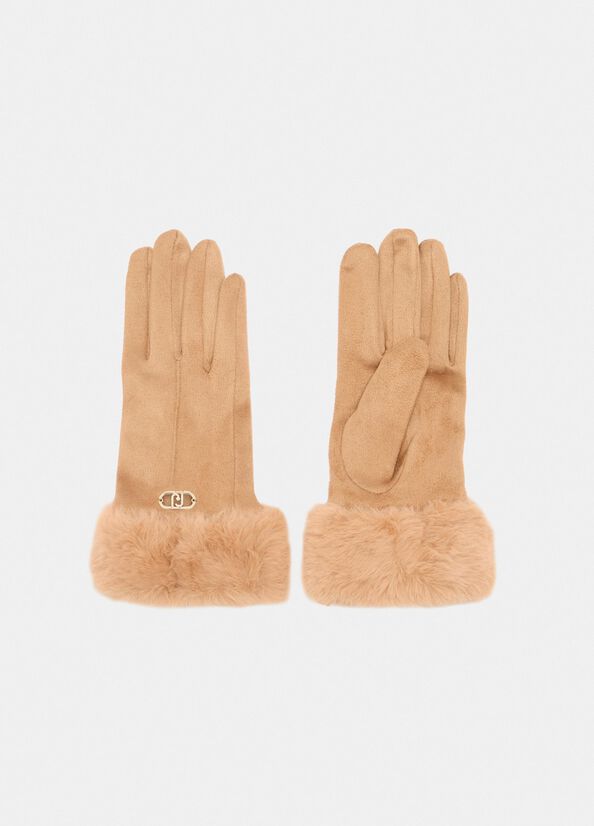 Guanti ecopelliccia