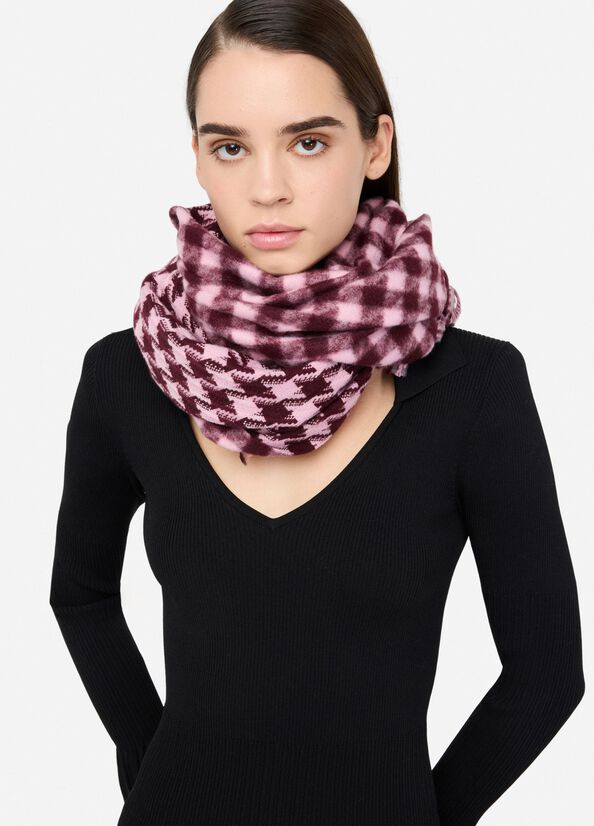 Stola jacquard in vichy