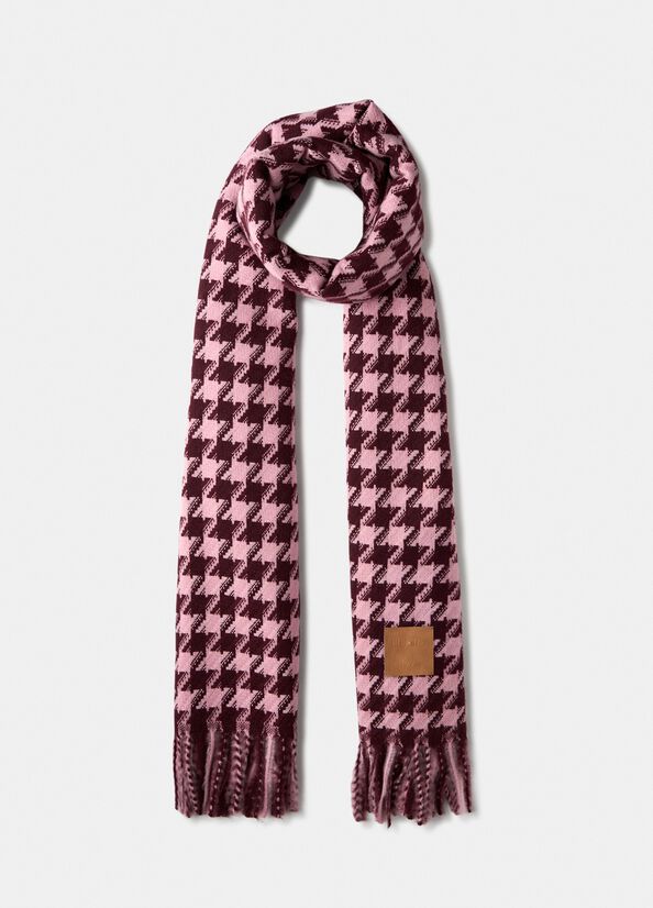 Stola jacquard in vichy